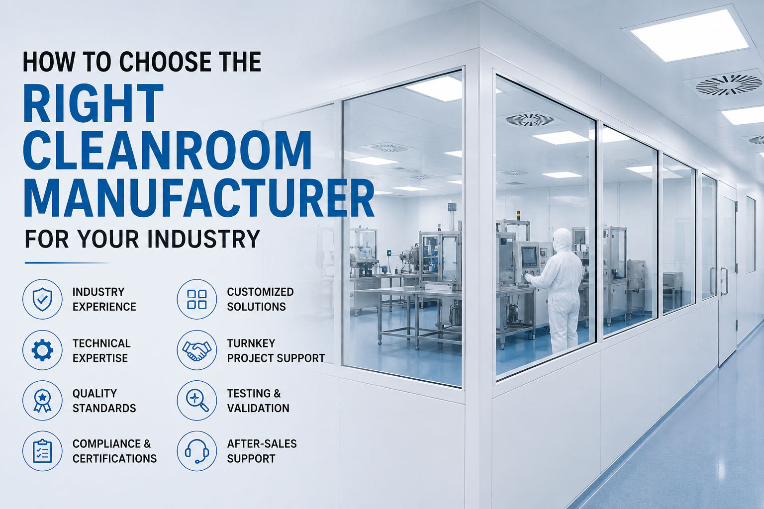 Cleanroom Manufacturing: How to Choose the Right Partner for Your Industry